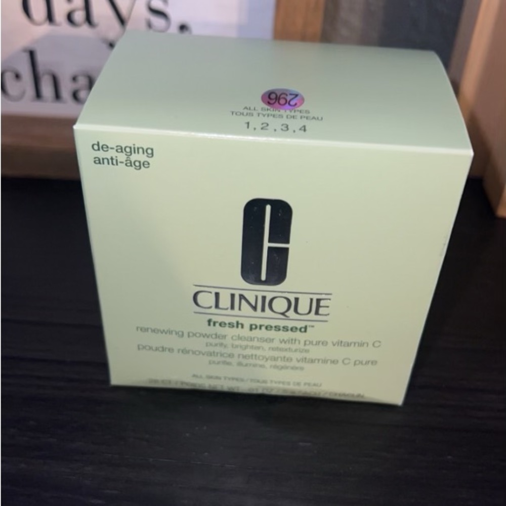 Clinique fresh pressed powder facial cleanser